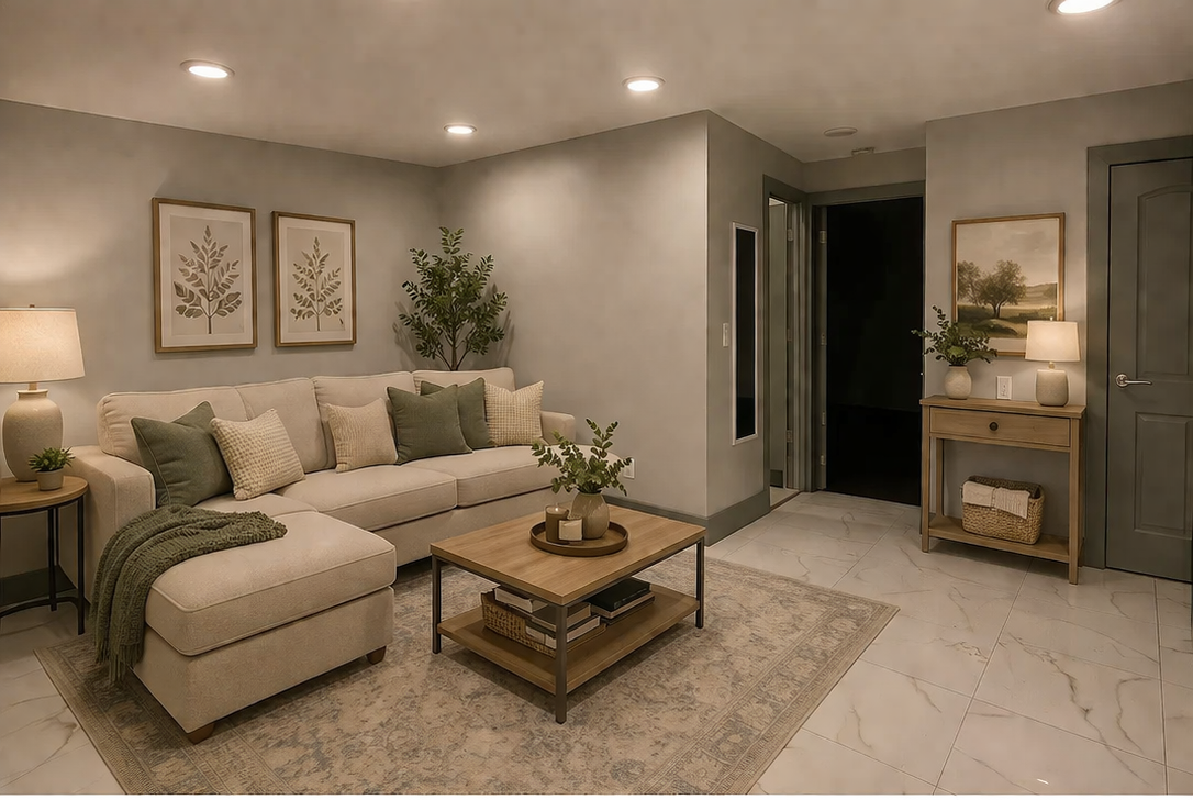 Living room at Premium Apartments